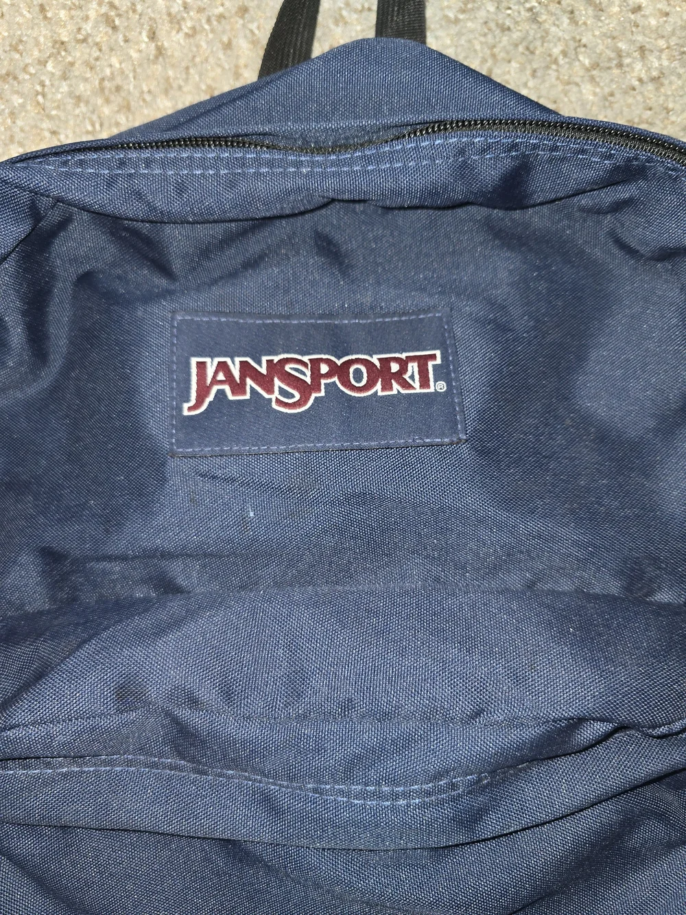 JanSport Classic Navy Blue Backpack